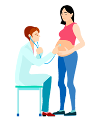 Best Gynecologist in Kharadi Pune Dr. Mansi Sharma providing pregnancy care at Ojas Clinic