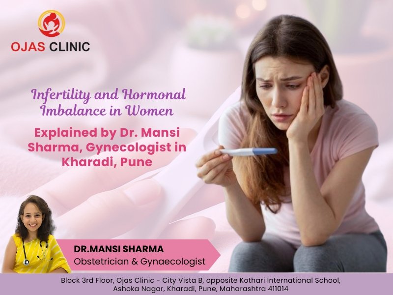 Woman worried about pregnancy test result related to infertility and hormonal imbalance treatment in Kharadi Pune by Dr. Mansi Sharma